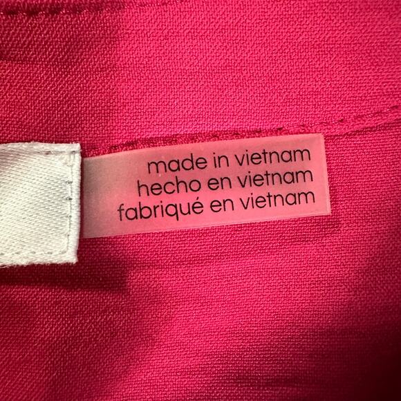 Calvin Klein Women's Pink Roll-Tab Sleeve Tunic Blouse Size XL - Picture 4 of 8